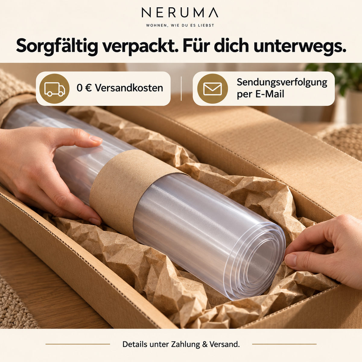 Tischfolie Transparent