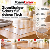 Tischfolie Transparent